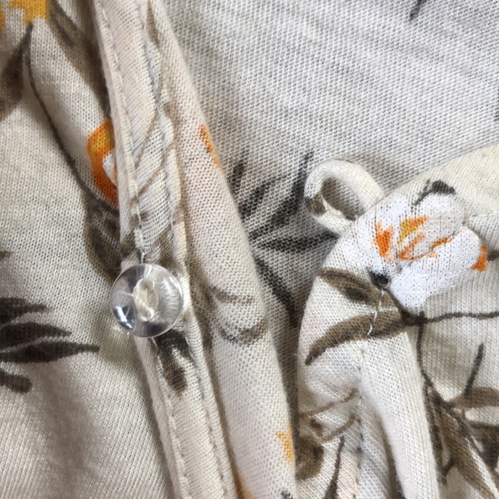 Lucky Brand Floral Wrap Top - Picture 2 of 5